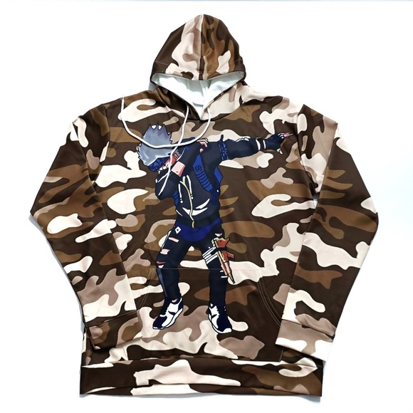 kakashi military hoodie